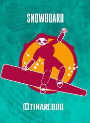Pictogramme Snowboard